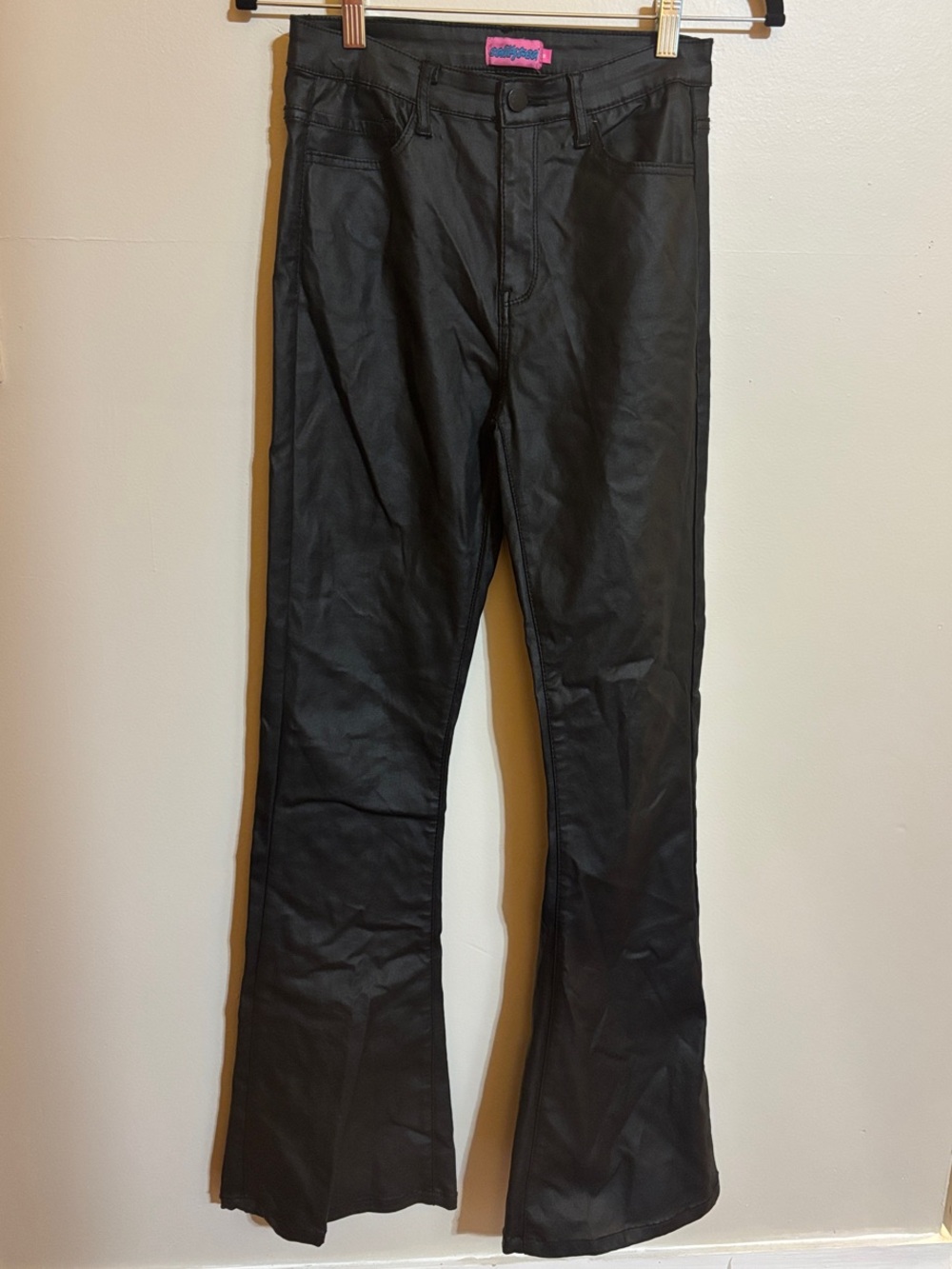Edikted black flare pants: size medium (26 inch waist)